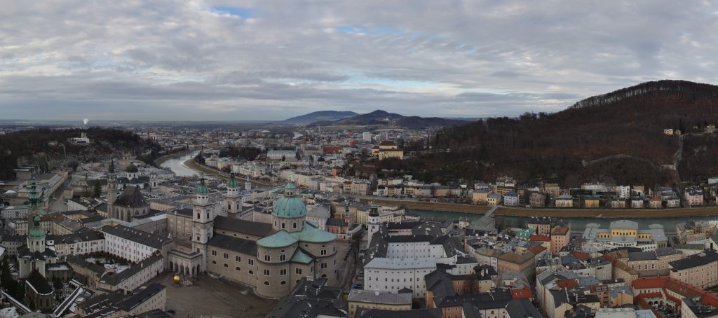 Austria - Salzburg - Old Salzburg from the Festung